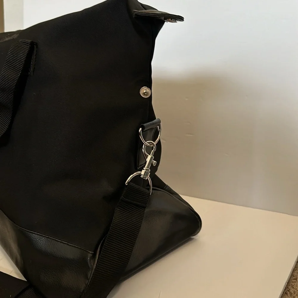 Calvin Klein black Travel Duffle Gym Carry On Bag No Pockets
